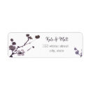 Search for plum wedding return address labels Classy
