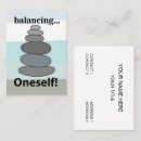 Search for balance business cards Massage