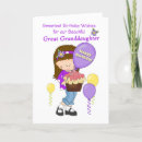 Search for great granddaughter birthday cards Cute