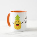 Search for pineapple illustration mugs Kawaii