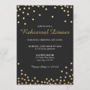 Search for gold glitter rehearsal dinner invitations Sparkle