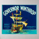 Recherche de gouverneur posters Winthrop