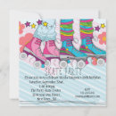 Search for girls roller skating party invitations 80s