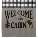 Search for cabin shower curtains Lodge