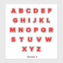 Search for alphabet z stickers A to z