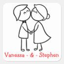 Search for cartoon bride and groom wedding stickers Bridal