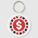 Search for gambling keychains Red