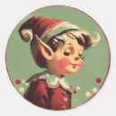 Search for retro elf stickers Vintage