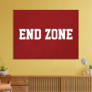 Search for football canvas prints White
