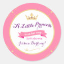 Search for purple princess baby shower stickers Crown