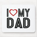 Recherche de coeur simple tapis souris Papa