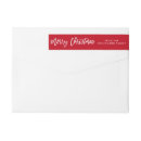 Search for envelope wrap return address labels Red