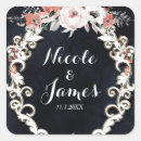 Search for chalk wedding stickers Rustic