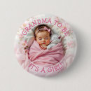 Recherche de baby shower fille badges Grand mère