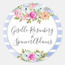 Search for navy stripe wedding stickers Elegant