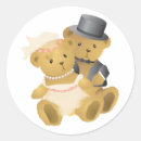 Search for bear wedding stickers Bride