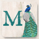 Recherche de peacock dessous de verres Turquoise