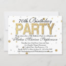 Recherche de gold confetti birthday invitations Scintille