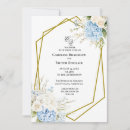 Search for blue hydrangea wedding invitations Classic