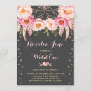 Recherche de dreamcatcher invitations Rose et or