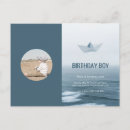 Search for boat birthday invitations Watercolor