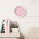 Search for pastel clocks Black numbers