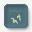 Search for just married plates Blue