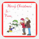 Search for cartoon snowman stickers Merry christmas