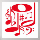 Search for music symbols posters Bass