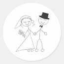 Search for bride and groom round stickers weddings