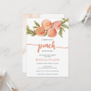 Recherche de peach baby shower invitations Douce comme pêche