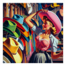 Search for cowboy hat art Vintage