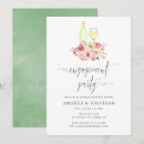 Search for wine engagement party invitations Floral