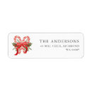 Search for candy cane return address labels Merry christmas