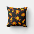 Recherche de flamme coussins Noir