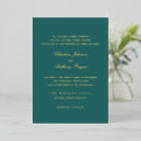 Recherche de teal mariage invitations Élégant