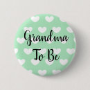 Search for green heart buttons Baby shower