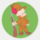 Search for looney tunes character stickers Elmer fudd