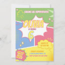 Search for girl superhero birthday invitations Modern