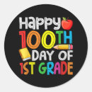 Search for grade one stickers Happy 100th day