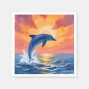 Recherche de de dauphin serviettes Aquarelle