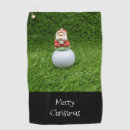 Search for santa claus golf towels Xmas