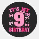 Search for 9 years old stickers Party