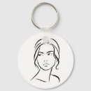 Search for woman face keychains Abstract