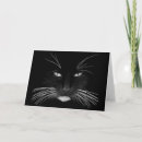 Search for black and white cat face cards Kitty