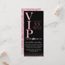 Search for vip ticket invitations Black