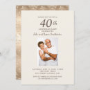 Recherche de 40th anniversary invitations Pour tous