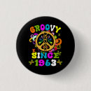Search for 60s peace buttons Groovy