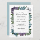 Search for succulent bridal shower invitations Elegant