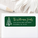 Search for whimsical tree return address labels Festive